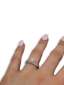 Bague Lessia 0.50ct de diamants en or jaune 10k