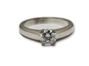 Bague solitaire 14K  0.80ct Diamants VS1 G color - orquebec