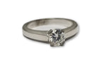 Bague solitaire 14K  0.80ct Diamants VS1 G color - orquebec