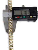 Bracelet 7mm en or jaune 10k Coupe diamond cut - orquebec