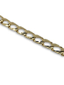 Bracelet Goumette 8.5mm en or 10k Coupe Diamond Cut - orquebec