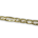 Bracelet gourmette coupe diamond cut en or 10k 7mm - orquebec