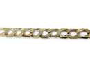 Bracelet Gourmette DC3 avec Zircon en or 10k 12mm - orquebec