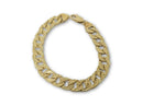 Bracelet Gourmette style nugget en or 10k - orquebec