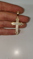 10k 0.44ct SI Diamond Cross