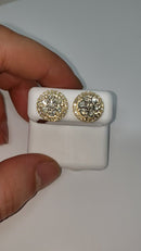 10K 1.75CT Boucle D 'Oreilles avec Vis DE-045