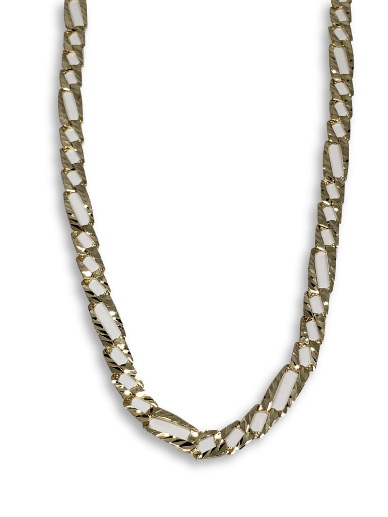Chaine Cartier Diamond Cut 10K | Chain For Men Handmade in 10 Karat Gold-Gold Custom
