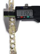 Chaine Gourmette Greek Design coupe diamant | Greek Design Diamond Cut Chain Gold 10K-Gold Custom