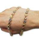 Chaine pour femme en or jaune 10k Turkish Diamant cut MGC-063 | Women's diamond cut chain in gold 10K-Gold Custom