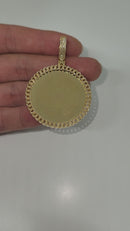 10k 0.75ct SI Diamond Memory Grand Round Pendant