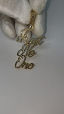 10k Trust No One Pendant 1.35ct Diamonds NEW