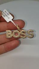 Boss Custom Pendant 0.76ct of Diamonds 10k Gold NEW