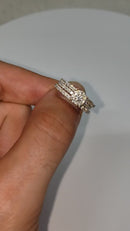 10k 1.11ct diamond Ring New