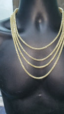 10k Ice Chain 4,5mm Diamond Cut