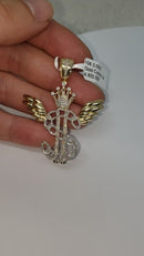Dollar Crown 0.55 ct of Diamonds 10k Gold NEW