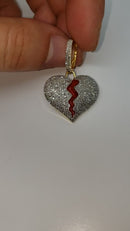 Luxury Heart 1.16ct diamonds 10k gold NEW SP9795