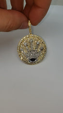 Rolly 2.52ct diamonds Pendant 10k gold NEW SP11165