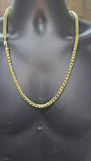 14k 7mm Franco Solid Yellow Gold