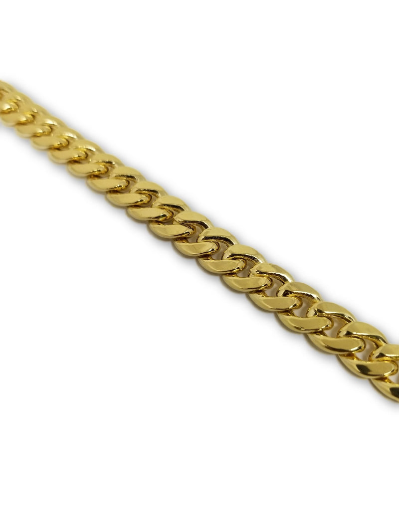 Chaine Miami Cuban Link 9.5mm en or 10k Italien | Miami Cuban Link Chain for Men 9.5mm Italian Yellow Gold 10k MC95-Gold Custom