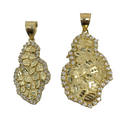 Nugget Gold Pendant 10K Gold NUG-002