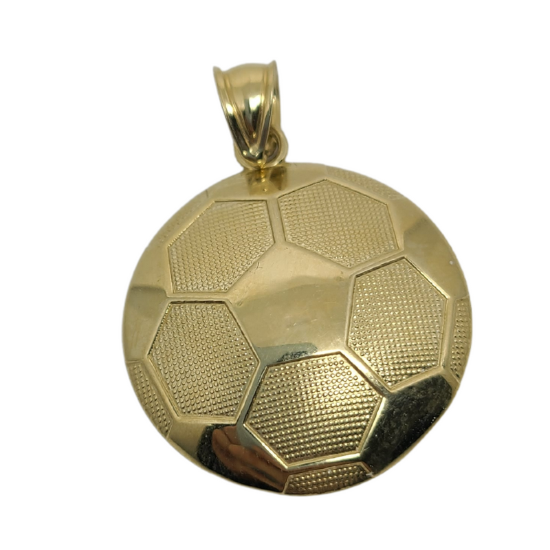 Soccer Ball Gold Pendant 10K GB-001
