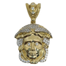 Medusa Head Gold Pendant 10K GB-005